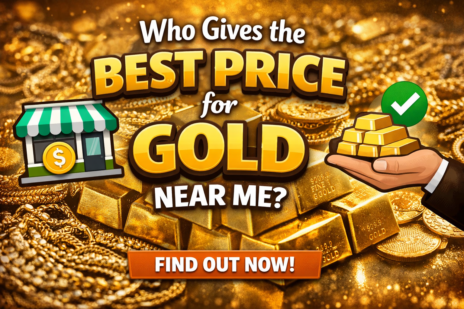 Who gives the best price for gold near me❓