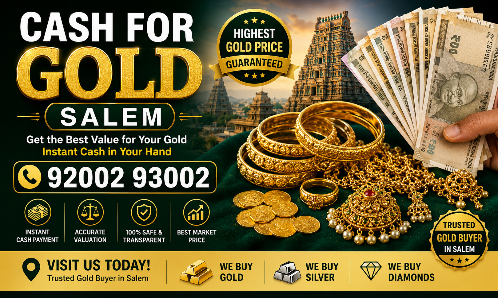 Cash for Gold in Salem – Get the Highest Value for Your Gold